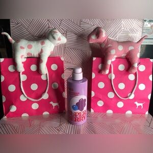 Pink Victoria Secret Super Berry Body Lotion